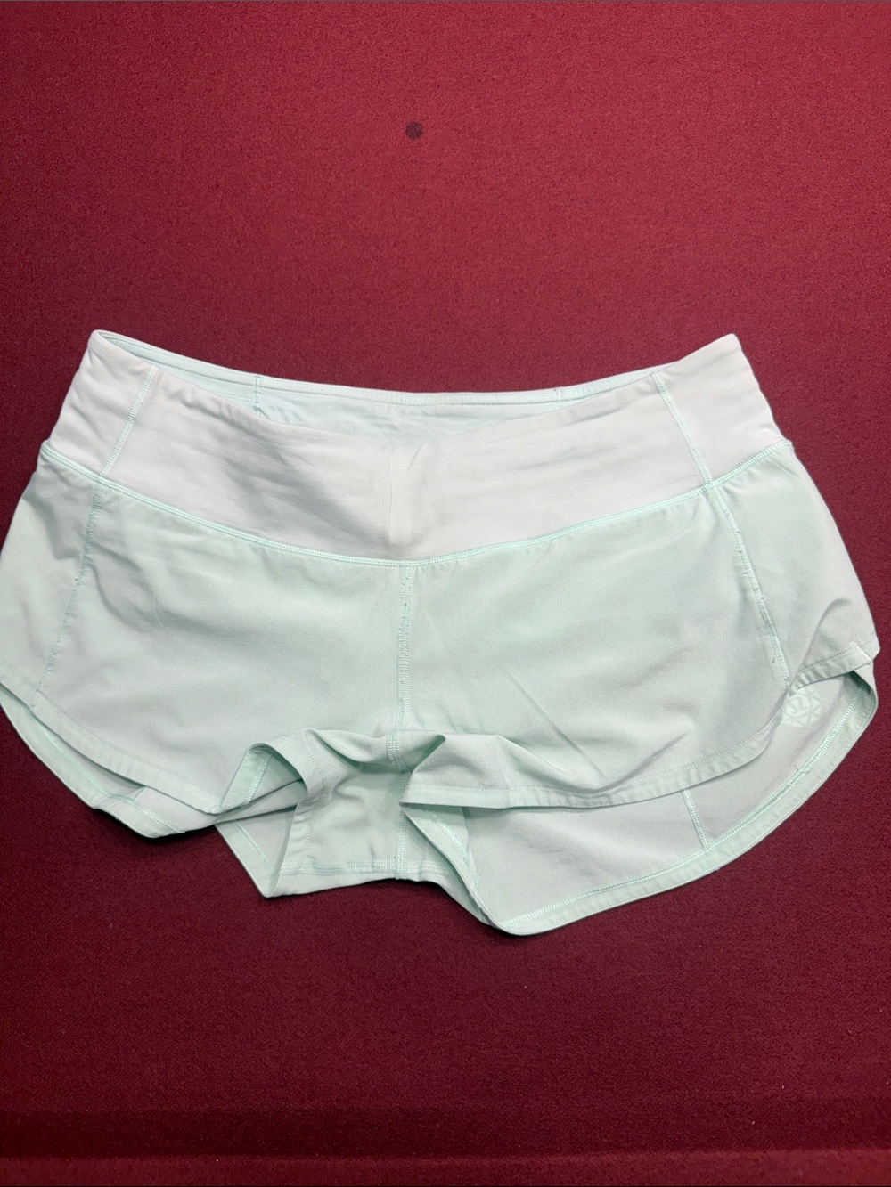 lululemon athletica Mint Green Performance Running Shorts
